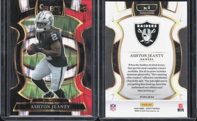 Ashton Jeanty 2025 Panini Select
