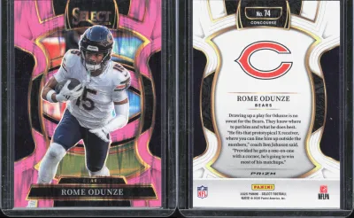 Rome Odunze 2025 Panini Select