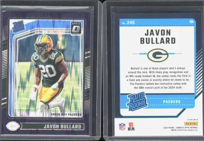 Javon Bullard — 2024 Panini Donruss Optic Purple Shock
