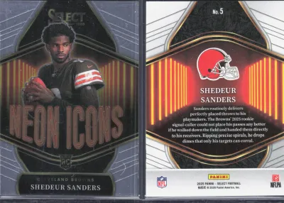 Shedeur Sanders 2025 Panini Select