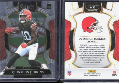 Quinshon Judkins 2025 Panini Select