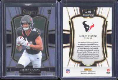 Jayden Higgins 2025 Panini Select
