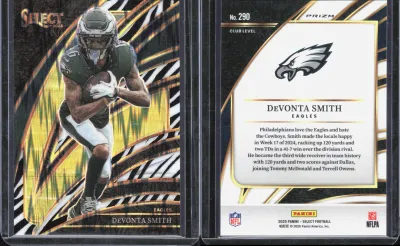DeVonta Smith 2025 Panini Select
