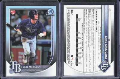 Jake Mangum 2025 Topps Bowman Chrome