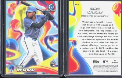 James Wood 2025 Topps Bowman Chrome