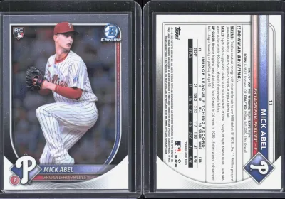 Mick Abel 2025 Topps Bowman Chrome