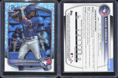Arjun Nimmala — 2025 Topps Bowman Chrome Shimmer Refractor