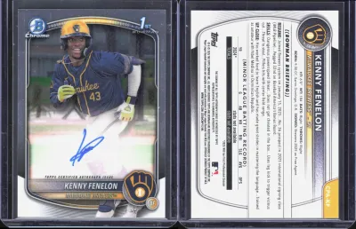 Kenny Fenelon 2025 Topps Bowman Chrome