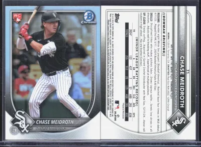 Chase Meidroth — 2025 Topps Bowman Chrome Refractor