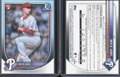 Mick Abel 2025 Topps Bowman Chrome