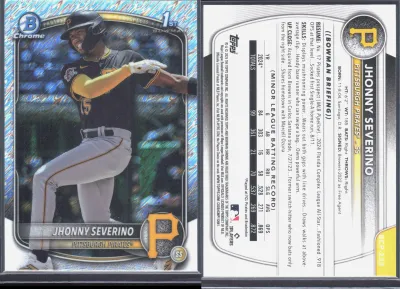 Jhonny Severino — 2025 Topps Bowman Chrome Refractor