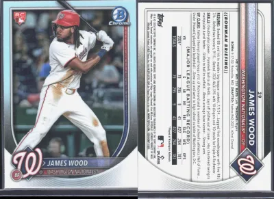 James Wood 2025 Topps Bowman Chrome