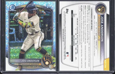 Jose Anderson 2025 Topps Bowman Chrome