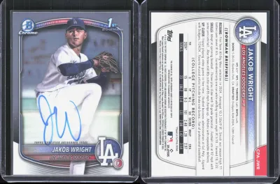 Jakob Wright — 2025 Topps Bowman Chrome Refractor
