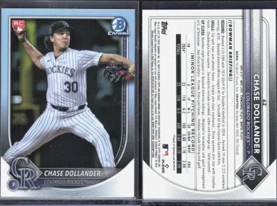 Chase Dollander 2025 Topps Bowman Chrome