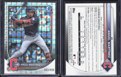 Angel Martinez — 2025 Topps Bowman Chrome Refractor
