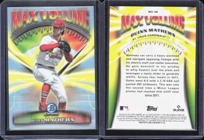Quinn Mathews — 2025 Topps Bowman Chrome