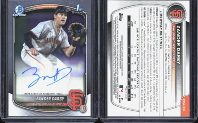 Zander Darby — 2025 Topps Bowman Chrome Refractor