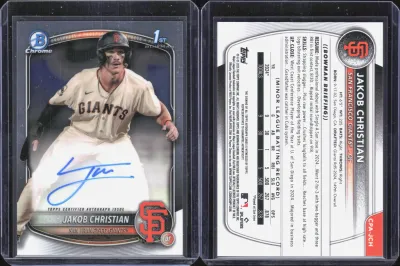 Jakob Christian — 2025 Topps Bowman Chrome Refractor