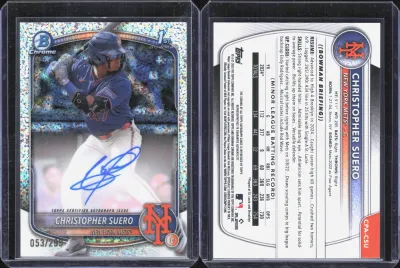 Christopher Suero — 2025 Topps Bowman Chrome Fuchsia Refractor