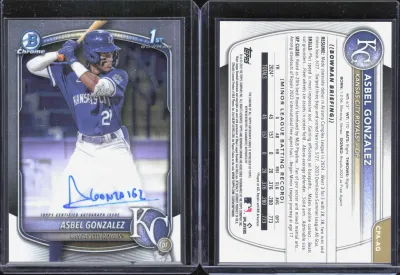 Asbel Gonzalez — 2025 Topps Bowman Chrome Refractor