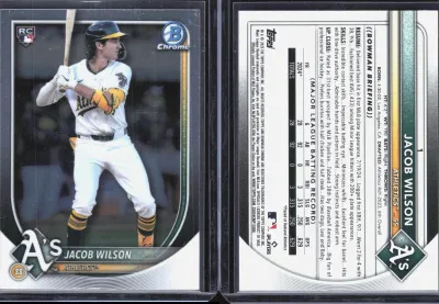 Jacob Wilson 2025 Topps Bowman Chrome