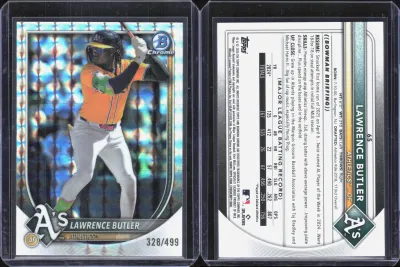 Lawrence Butler — 2025 Topps Bowman Chrome Geometric Refractor
