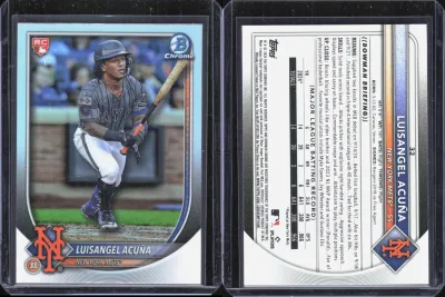 Luisangel Acuña — 2025 Topps Bowman Chrome Refractor