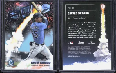 Carson Williams 2025 Topps Bowman Chrome
