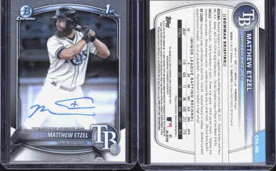 Matthew Etzel — 2025 Topps Bowman Chrome Refractor