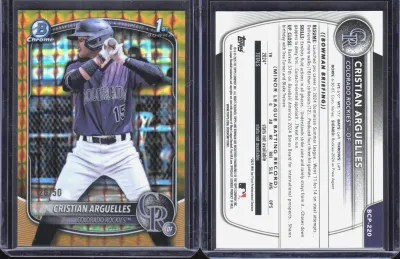 Cristian Arguelles 2025 Topps Bowman Chrome