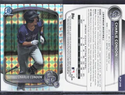 Charlie Condon 2025 Topps Bowman Chrome