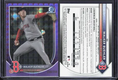 Walker Buehler — 2025 Topps Bowman Chrome Purple Refractor