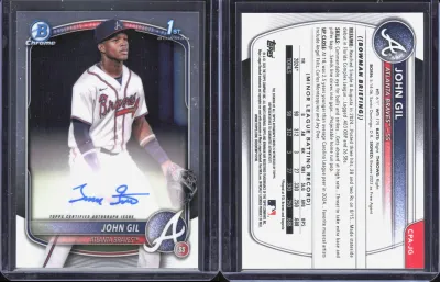 John Gil — 2025 Topps Bowman Chrome Refractor