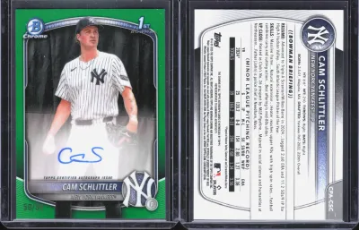 Cam Schlittler card
