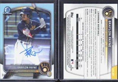 Braylon Payne — 2025 Topps Bowman Chrome Refractor