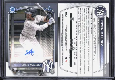 Stiven Marinez 2025 Topps Bowman Chrome