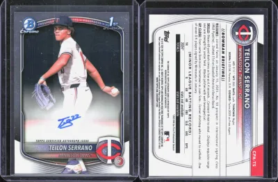 Teilon Serrano 2025 Topps Bowman Chrome