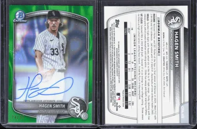 Hagen Smith — 2025 Topps Bowman Chrome Green Refractor