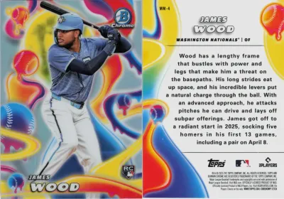James Wood 2025 Topps Bowman Chrome