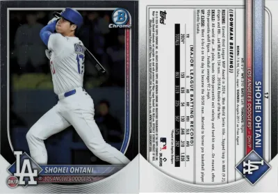 Shohei Ohtani card