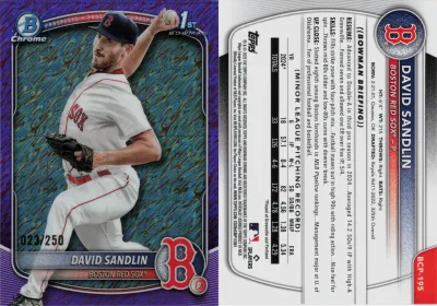 David Sandlin 2025 Topps Bowman Chrome