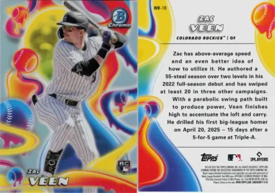 Zac Veen 2025 Topps Bowman Chrome