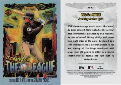 Leo De Vries 2025 Topps Bowman Chrome