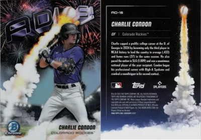 Charlie Condon 2025 Topps Bowman Chrome
