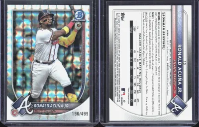 Ronald Acuña Jr. 2025 Topps Bowman Chrome