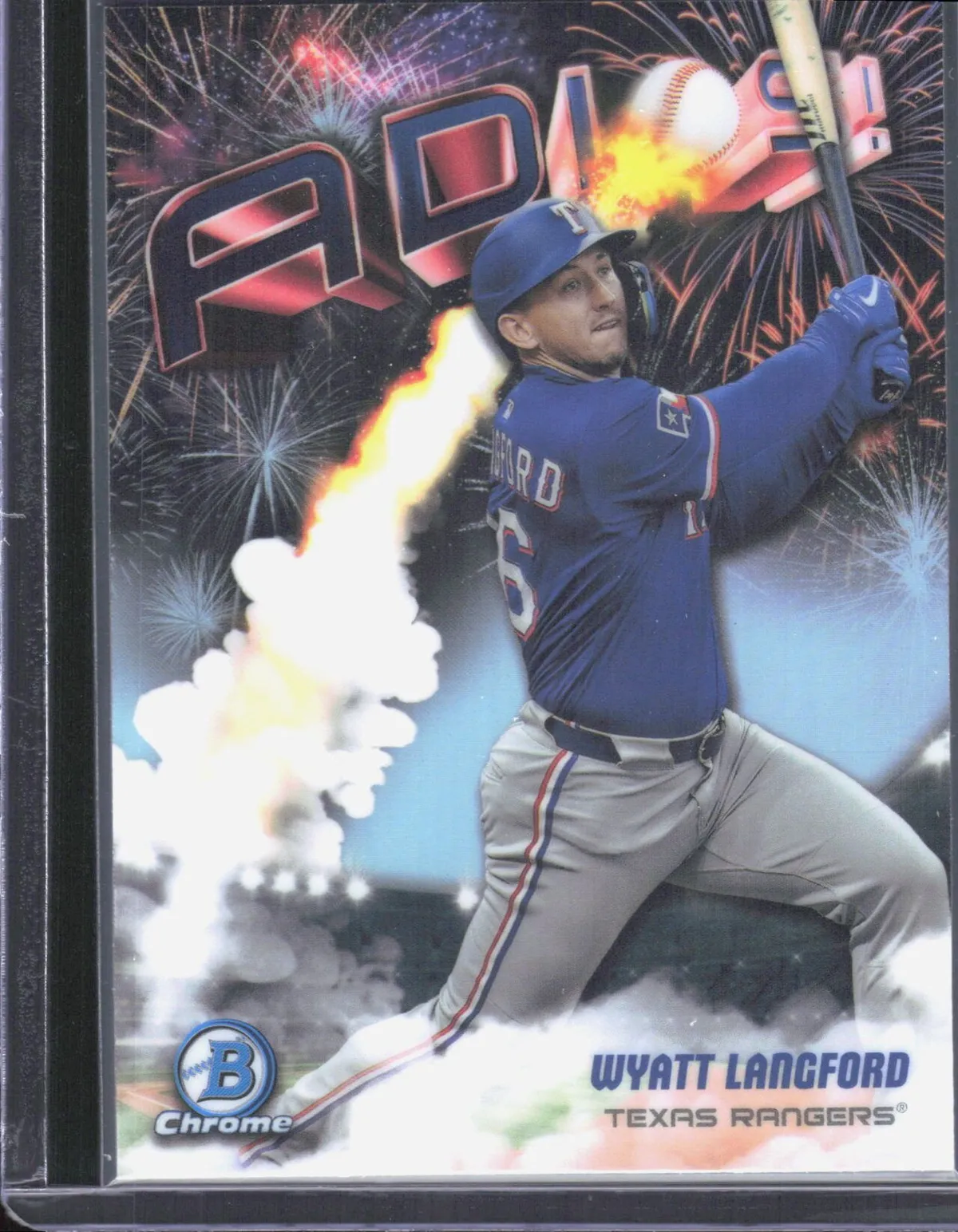 Wyatt Langford 2025 Topps Bowman Chrome