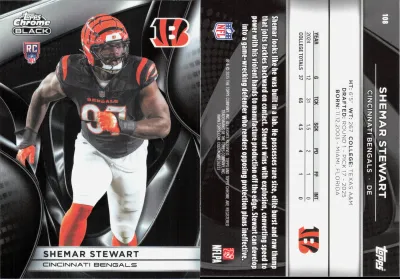 Shemar Stewart 2025 Topps Chrome Black