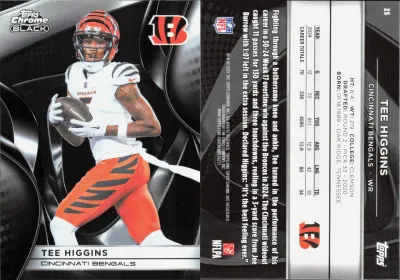 Tee Higgins 2025 Topps Chrome Black