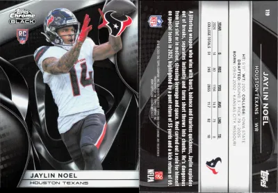 Jaylin Noel 2025 Topps Chrome Black